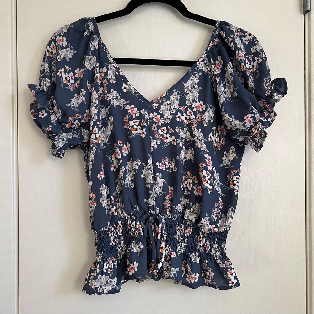 Sienna Sky floral blouse size S